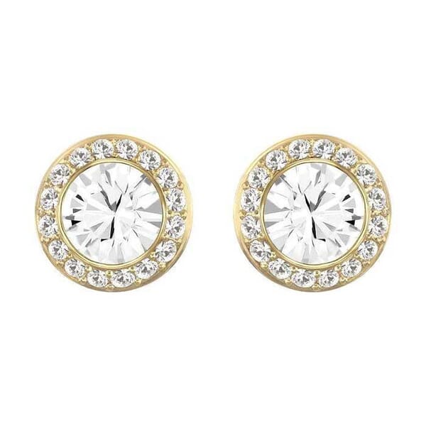 Swarovski øredobber Angelic, gull, rund - 5505470